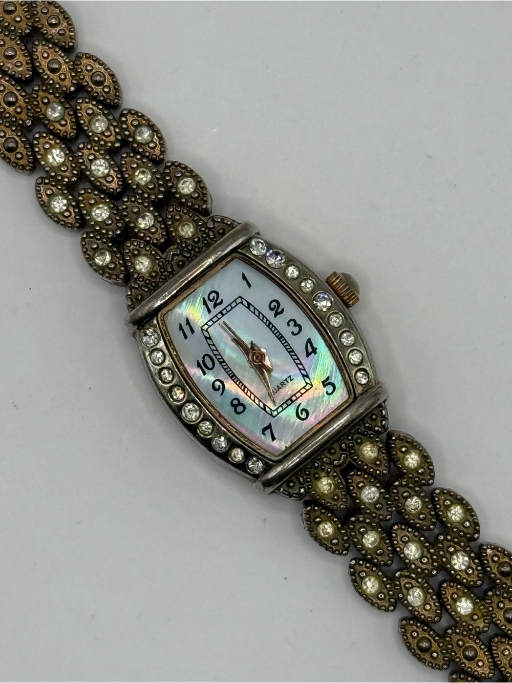 Vintage M.Z. Berger WS01 Women's Quartz Watch with Shark-link Band (New Battery)